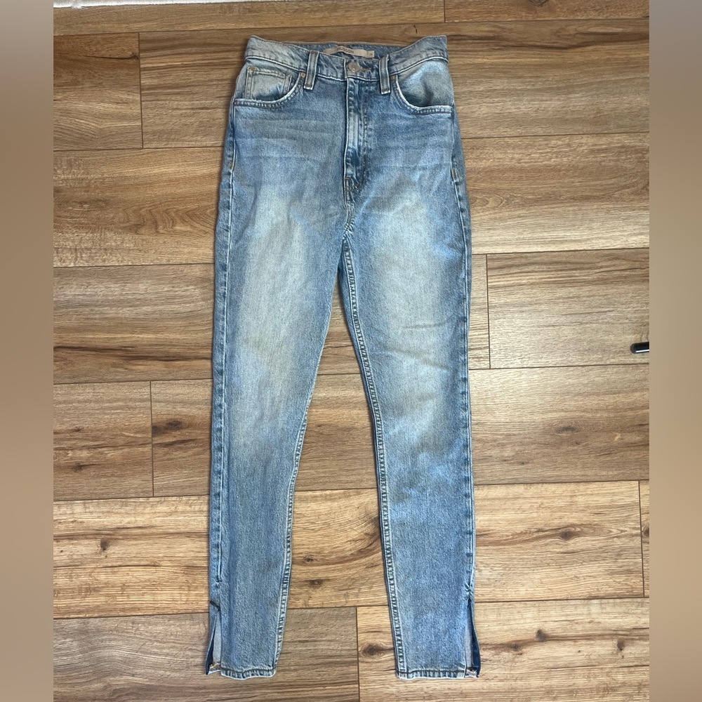Hudson Centerfold Extreme High-Rise Super Skinny Ankle Jeans "Peacemaker" wash